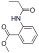 Structure of methyl 2-[(1-oxopropyl)amino]benzoate