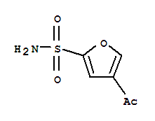 Structure of 2-Furansulfonamide,4-acetyl-