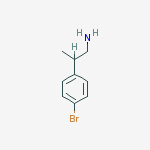 2-(4-bromophenyl)propan-1-amine结构式