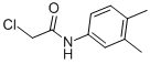 Structure of 2-chloro-N-(3,4-dimethylphenyl)ethanamide
