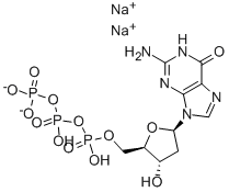 2-DEOXYGUANOSINE-5-TRIPHOSPHORIC ACID, DISODIUM结构式