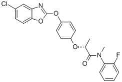 Structure of metamifop