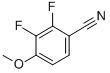Structure of 2,3-DIFLUORO-4-METHOXYBENZONITRILE