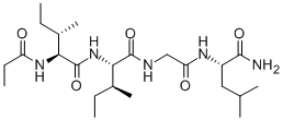Structure of PROPIONYL-AMYLOID BETA-PROTEIN (31-34) AMIDE