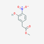 Structure of methyl 3-hydroxy-4-nitrophenylacetate