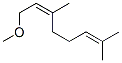 Structure of (Z)-1-methoxy-3,7-dimethylocta-2,6-diene