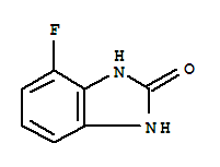 Structure of 2H-Benzimidazol-2-one,4-fluoro-1,3-dihydro-