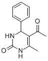 5-ACETYL-6-METHYL-4-PHENYL-3,4-DIHYDRO-1H-PYRIMIDIN-2-ONE结构式