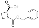 (S)-N-CBZ-AZETIDINE-2-CARBOXYLIC ACID结构式