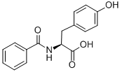 Structure of N-BENZOYL-L-TYROSINE