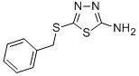 Structure of 2-AMINO-5-BENZYLTHIO-1,3,4-THIADIAZOLE