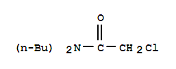 Structure of Acetamide, N,N-dibutyl-2-chloro-