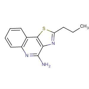 Structure of Thiazolo[4,5-c]quinolin-4-amine, 2-propyl-