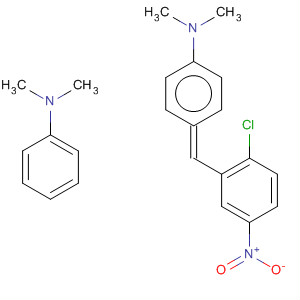 Structure of Benzenamine, 4,4'-[(2-chloro-5-nitrophenyl)methylene]bis[N,N-dimethyl-