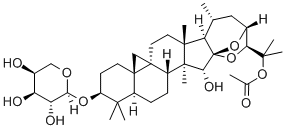 Structure of 25-O-ACETYLCIMIGENOL 3-O-ALPHA-L-ARABINOSIDE