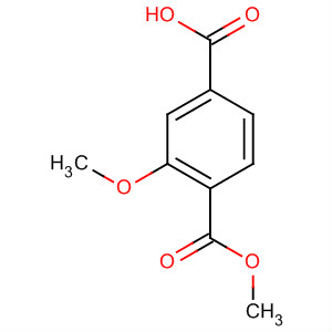 Structure of 1,4-Benzenedicarboxylic acid, 2-methoxy-, 4-methyl ester