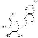 Structure of 6-BROMO-2-NAPHTHYL-ALPHA-D-GLUCOPYRANOSIDE