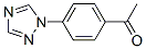 Structure of 1-[4-(1H-1,2,4-TRIAZOL-1-YL)PHENYL]ETHANONE