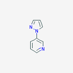 Structure of 3-pyrazol-1-ylpyridine