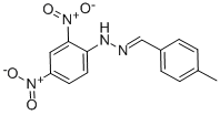 Structure of P-TOLUALDEHYDE 2,4-DINITROPHENYLHYDRAZONE