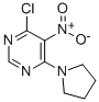 Structure of 4-CHLORO-5-NITRO-6-(1-PYRROLIDINYL)PYRIMIDINE