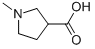 Structure of 1-METHYLPYRROLIDINE-3-CARBOXYLIC ACID