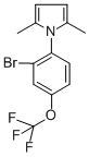 1-[2-BROMO-4-(TRIFLUOROMETHOXY)PHENYL]-2,5-DIMETHYL-1H-PYRROLE结构式
