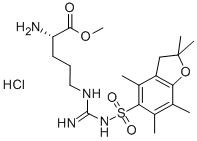 Structure of H-ARG(PBF)-OME HCL