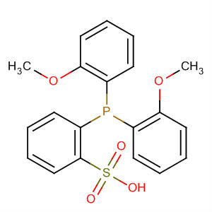 Structure of Benzenesulfonic acid, 2-[bis(2-methoxyphenyl)phosphino]-