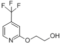 Structure of 2-([4-(TRIFLUOROMETHYL)-2-PYRIDYL]OXY)ETHAN-1-OL