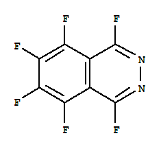 Structure of Phthalazine, hexafluoro-