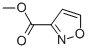 Structure of 3-Isoxazolecarboxylic acid, methyl ester