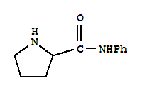Structure of 2-Pyrrolidinecarboxamide,N-phenyl-