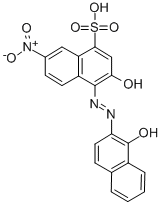 Structure of 2-HYDROXY-1-(1-HYDROXY-2-NAPHTHYLAZO)-6-NITRO-4-NAPHTHALENESULFONIC ACID