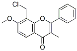 8-CHLOROMETHYL-7-METHOXY-3-METHYL FLAVONE结构式