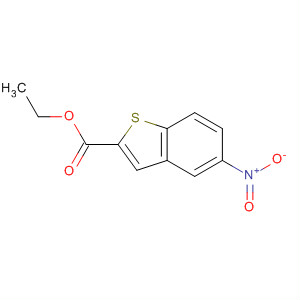 Structure of 5-NITRO-BENZO[B]THIOPHENE-2-CARBOXYLIC ACID ETHYL ESTER