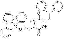 Structure of FMOC-D-HSE(TRT)-OH