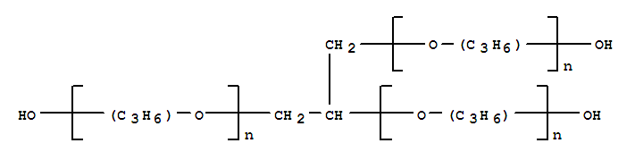 三羟基聚氧化丙烯醚结构式