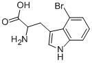 Structure of 4-BROMO-DL-TRYPTOPHAN