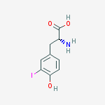 Structure of 2-AMINO-3-(4-HYDROXY-3-IODOPHENYL)PROPIONIC ACID