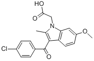 Structure of clometacin