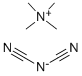 Structure of Methanaminium, N,N,N-trimethyl-, salt with cyanocyanamide