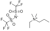 Structure of ETHYL-DIMETHYL-PROPYLAMMONIUM BIS(TRIFLUOROMETHYLSULFONYL)IMIDE