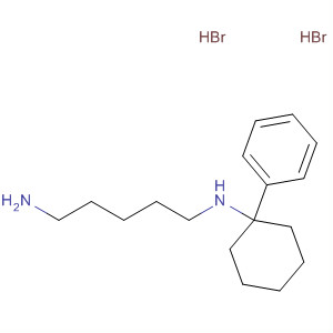 1,5-Pentanediamine, N-(1-phenylcyclohexyl)-, dihydrobromide结构式