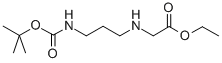 Structure of N-[3-(BOC-AMINO)PROPYL]GLYCINE ETHYL ESTER