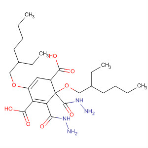 Structure of 1,4-Benzenedicarboxylic acid, 2,5-bis[(2-ethylhexyl)oxy]-, dihydrazide