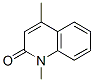 Structure of 2(1H)-Quinolinone, 1,4-dimethyl-