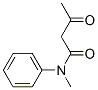 N-甲基-3-氧代-N-苯基丁酰胺结构式