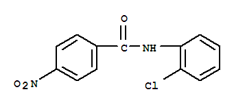 Structure of benzamide, N-(2-chlorophenyl)-4-nitro-