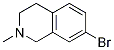 Structure of 7-broMo-2-Methyl-1,2,3,4-tetrahydroisoquinoline